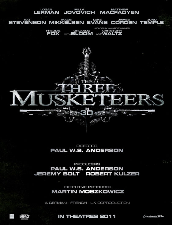 [電影介紹] 3D三劍客 The Three Musketeers